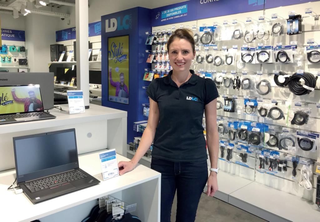 Emilie Laget, directrice de LDLC Bourg-en-Bresse