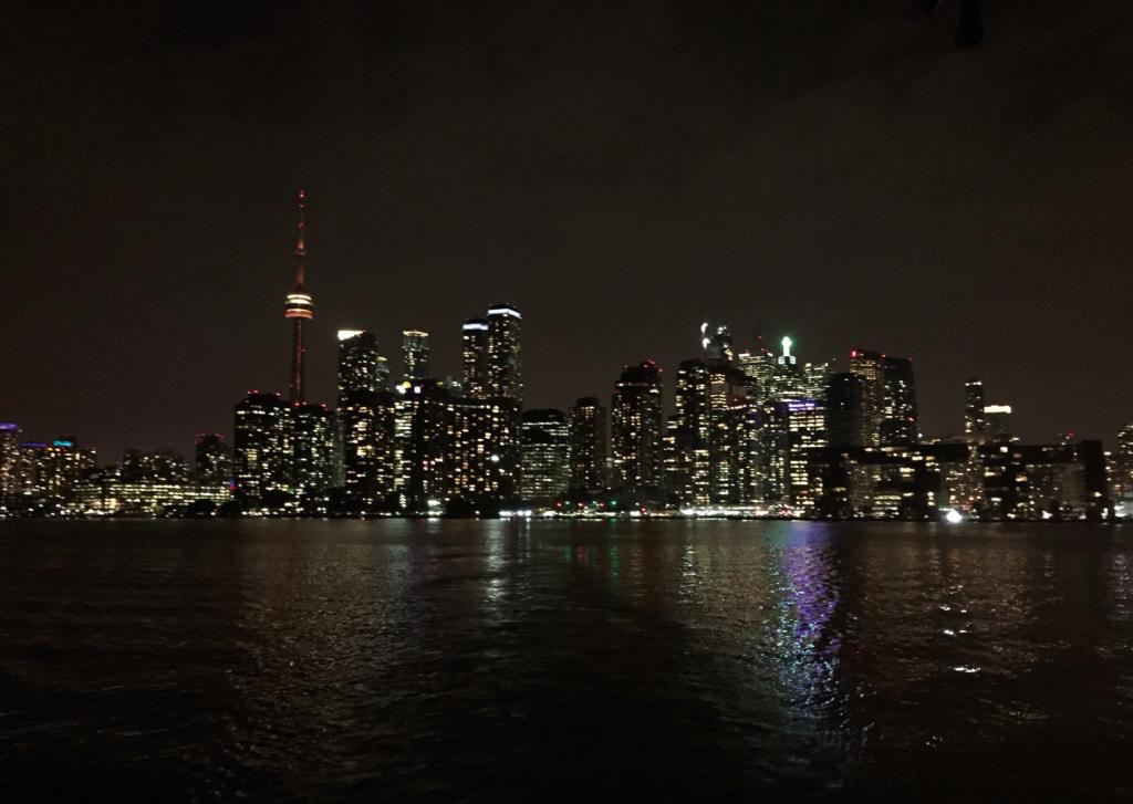 Vue de Toronto de nuit