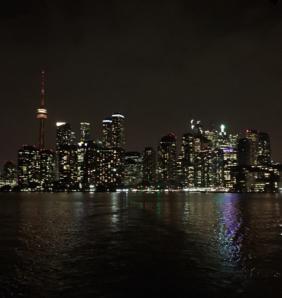 Vue de Toronto de nuit