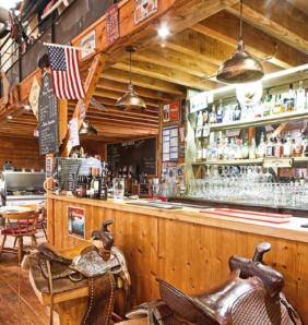 cropped black horse saloon