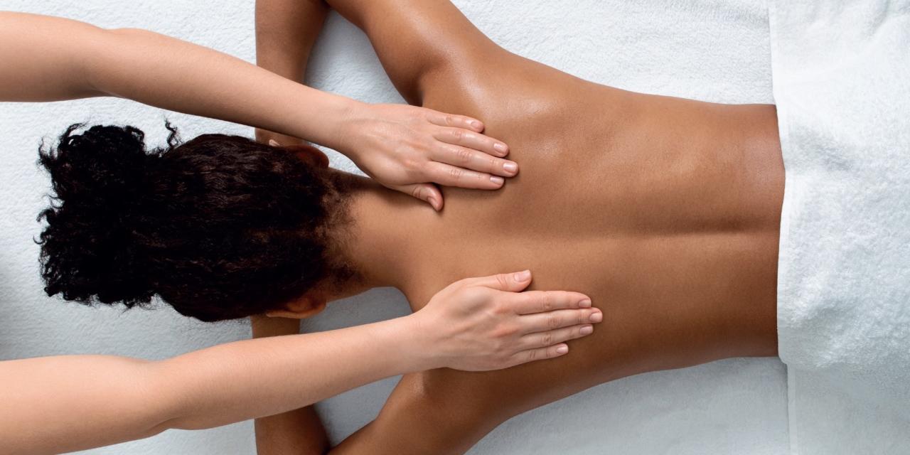 Massage et soin du visage à l’institut spa Plaisir des sens
