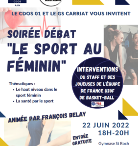 affiche soiree debat sport au feminin