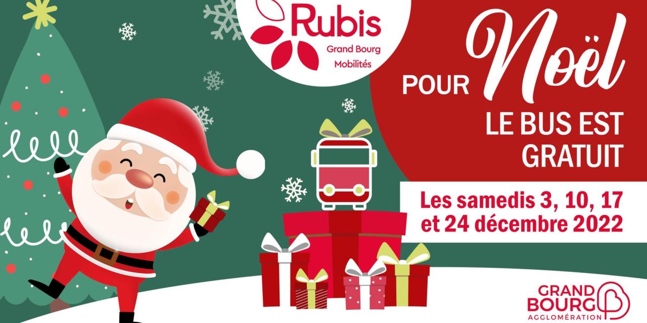 RUBIS : bus gratuits les samedis & calendrier de l’avent !