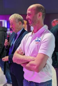 lanimateur francois belay et cyril degluaire co initiateur du projet