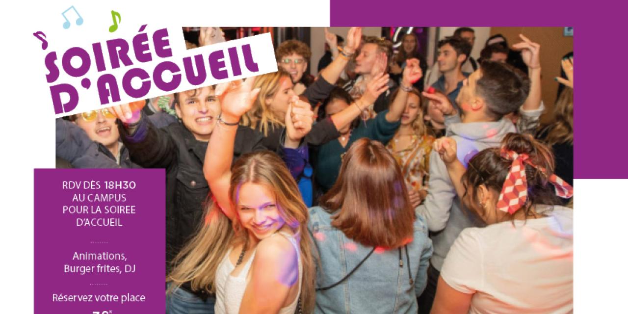 Soirée d’accueil du Campus de Bourg : jeudi 28 septembre !