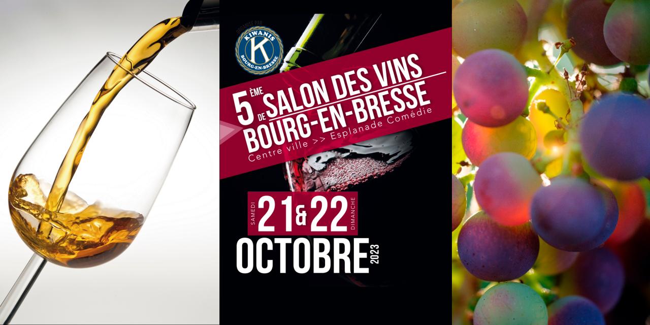 Salon des vins du Kiwanis, les 21 et 22 octobre à la salle des fêtes de Bourg