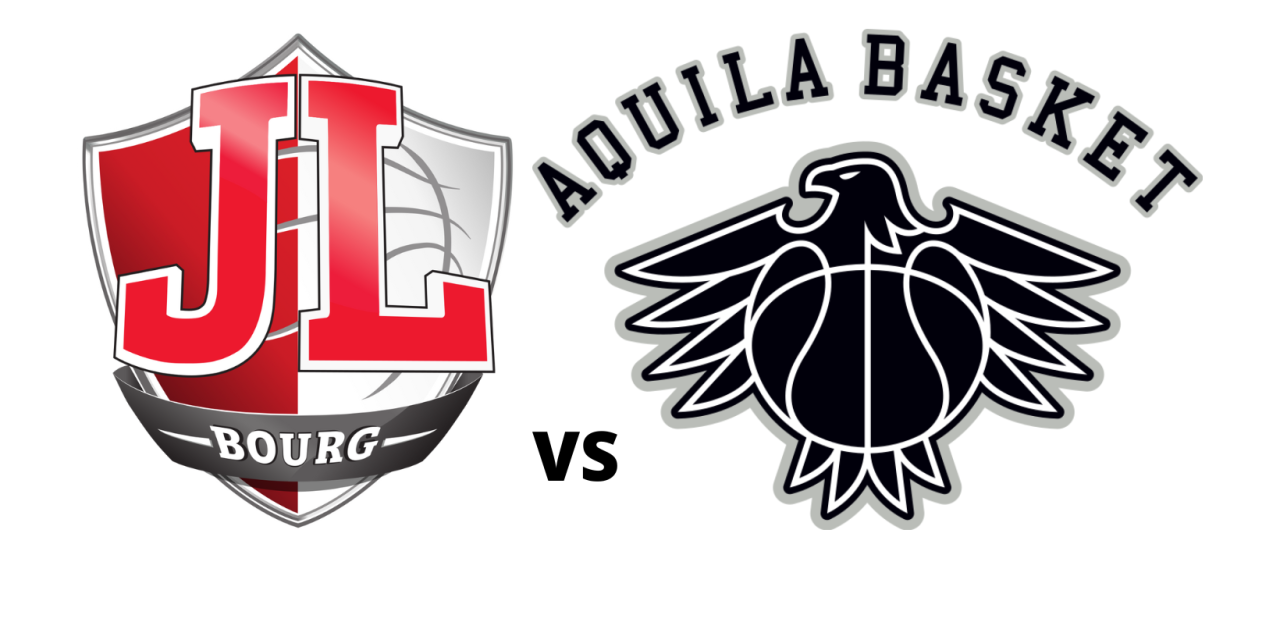 Tentez de remporter vos places pour le match JL Bourg vs Aquila basket, le 13 décembre à 19 h 30 !
