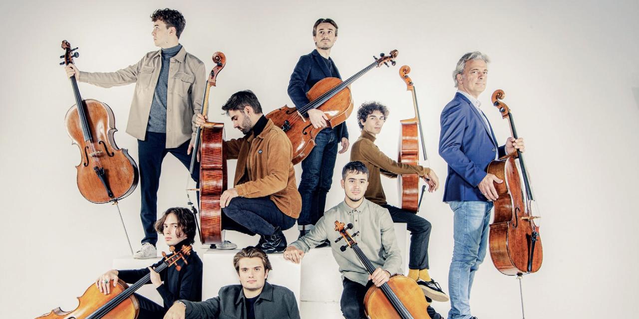 Huit violoncellistes en concert au Domaine de la Garde