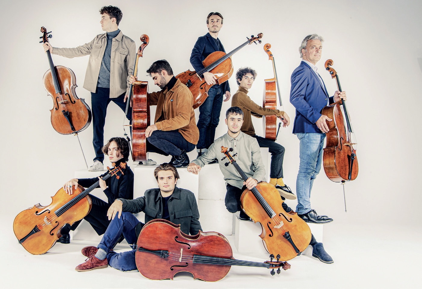 Huit violoncellistes en concert au Domaine de la Garde - Bourg-en
