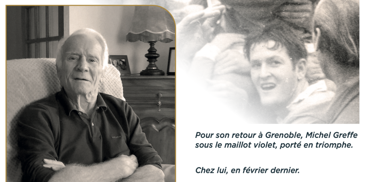 Michel Greffe, entre triomphe et sanglots …sous le maillot violet à Grenoble !
