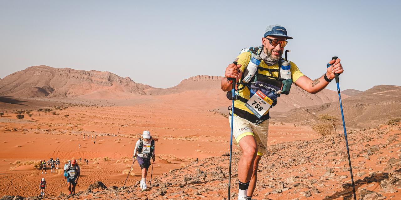 Matthieu Chauvet, finisher du Marathon des sables