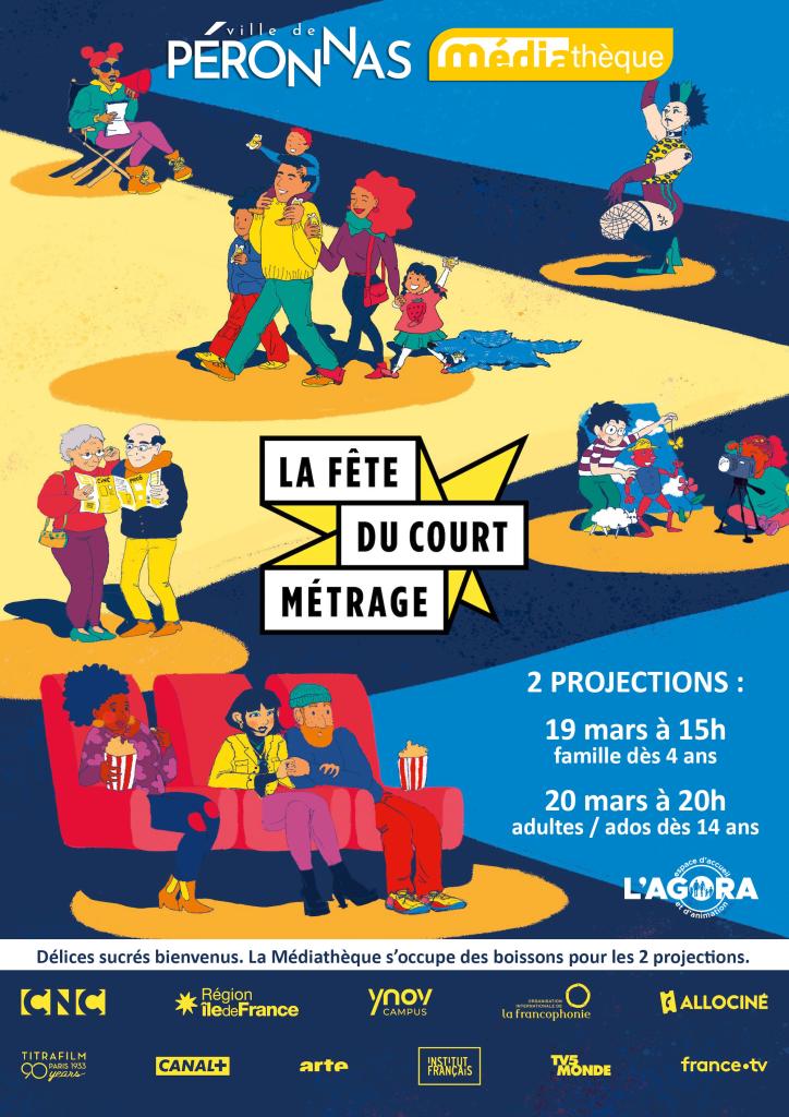 affiche la fete du court metrage 2025 projections