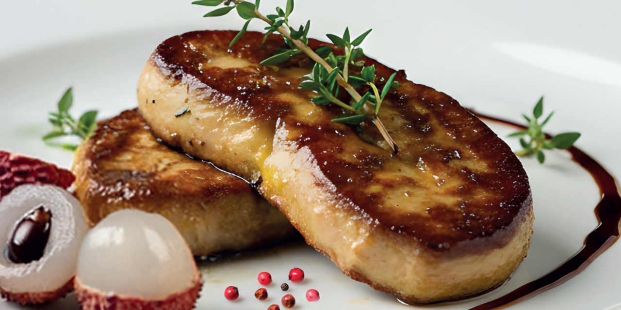 Pour les fêtes, surprenez vos invités avec la délicieuse recette de foie gras poêlé aux baies roses et aux litchis