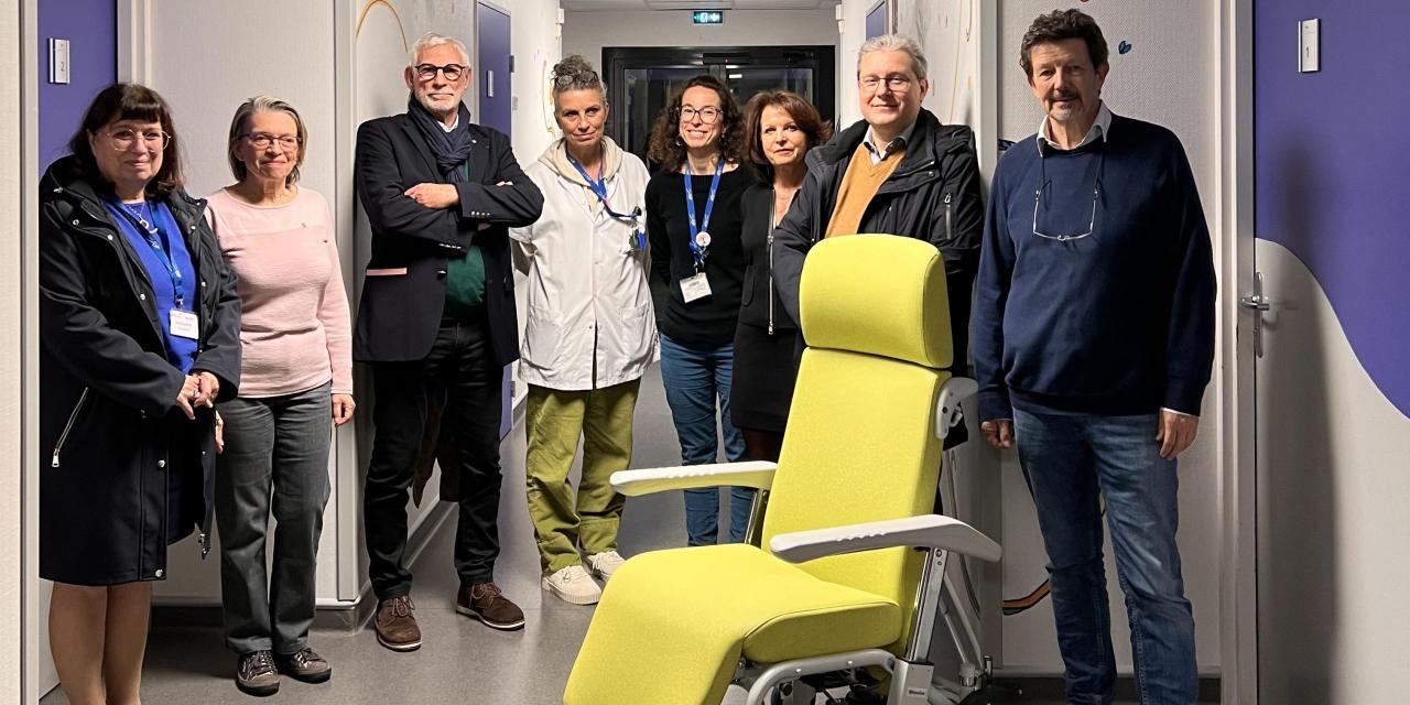 Le Rotary Club a fait sa remise officielle de fauteuils mécanisés au service pédiatrique de l&rsquo;hôpital Fleyriat