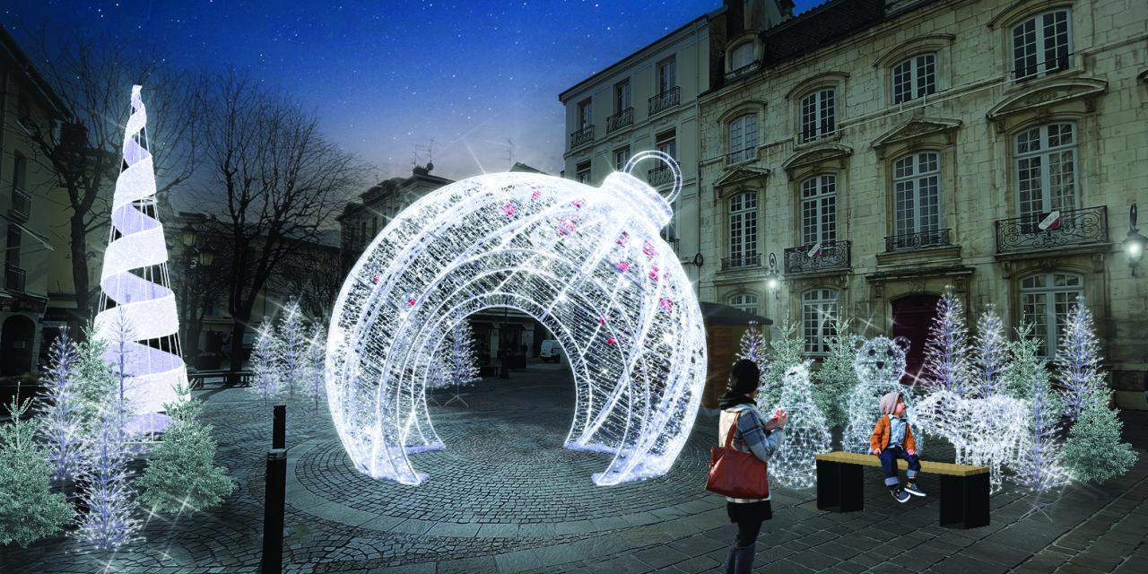 À partir du 29 novembre, le jardin lumineux est de retour ainsi que la boîte aux lettres géantes pour écrire au Père Noël !