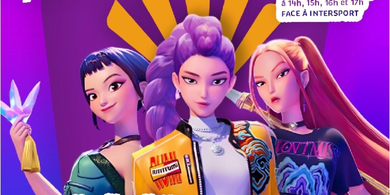 Rendez-vous le samedi 7 mars à Cap émeraude pour les fans de K-pop pour une animation exceptionnelle autour des héroïnes Rumi, Mira et Zoey