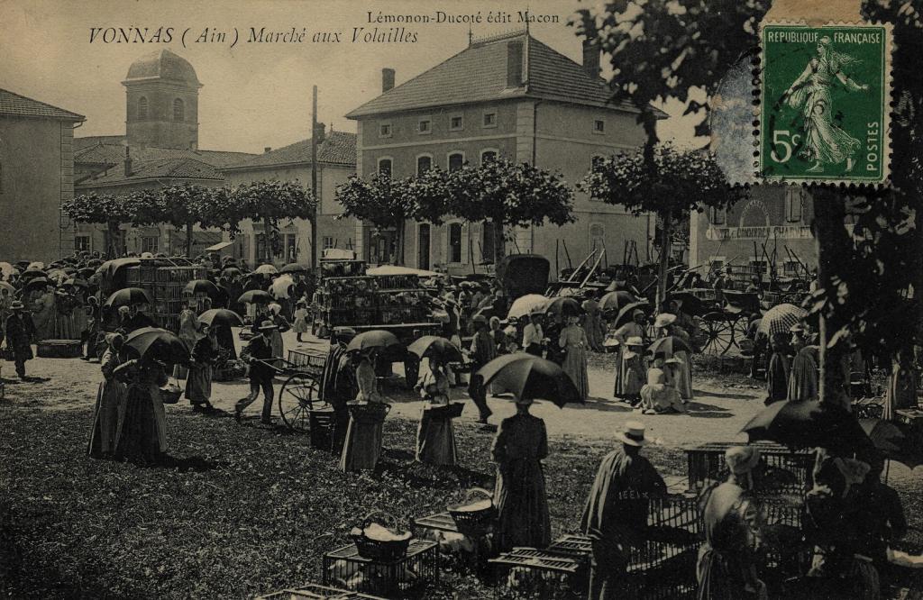2 vonnas marche aux volailles 1912