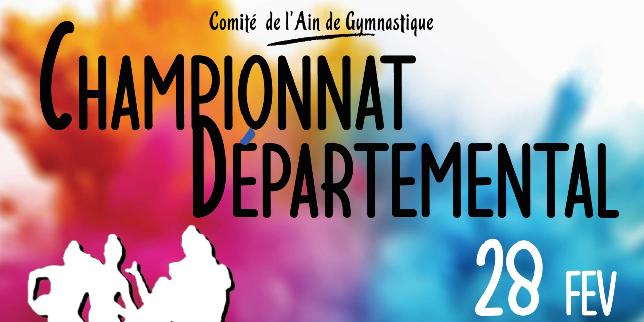 Ne manquez pas le Championnat Départemental de Gymnastique Rythmique – Ensembles et Duos le samedi 28 février et le dimanche 1er mars !