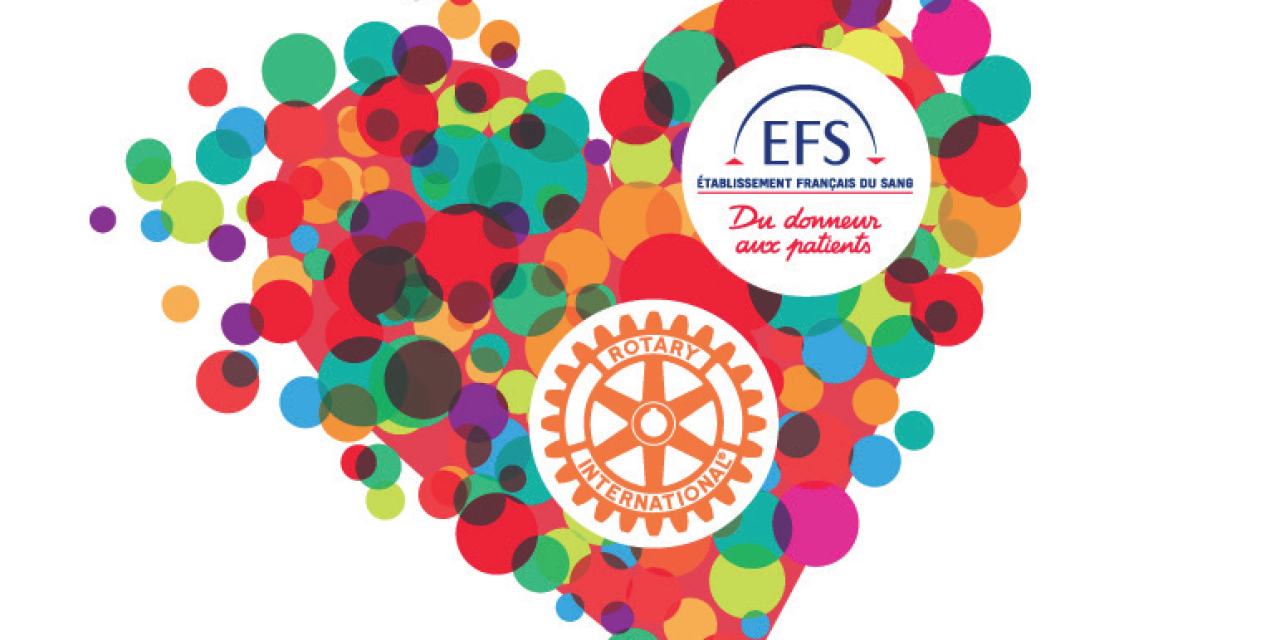 Le Rotary vous donne rendez-vous le vendredi 10 avril, pour donner votre sang !