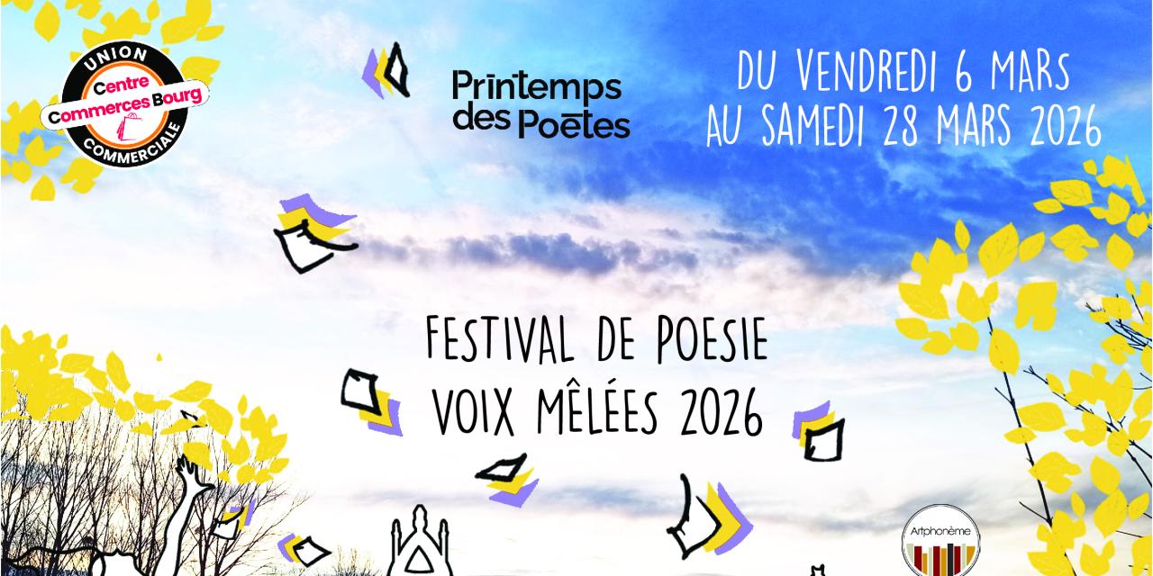 Du 6 au 28 mars, Le Printemps des Poètes célèbre ses 12 ans