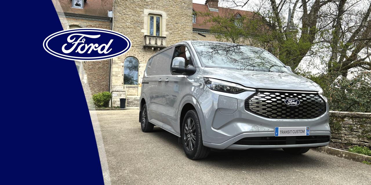 Ford E-Transit Custom : l’utilitaire branché