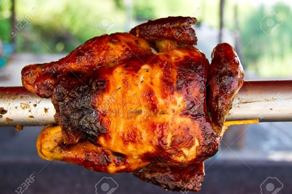 11030996 chicken on the spit