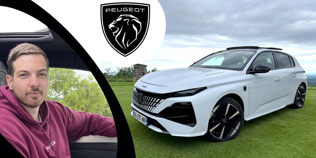 Nouvelle Peugeot 308 : un regard aérien au mont July
