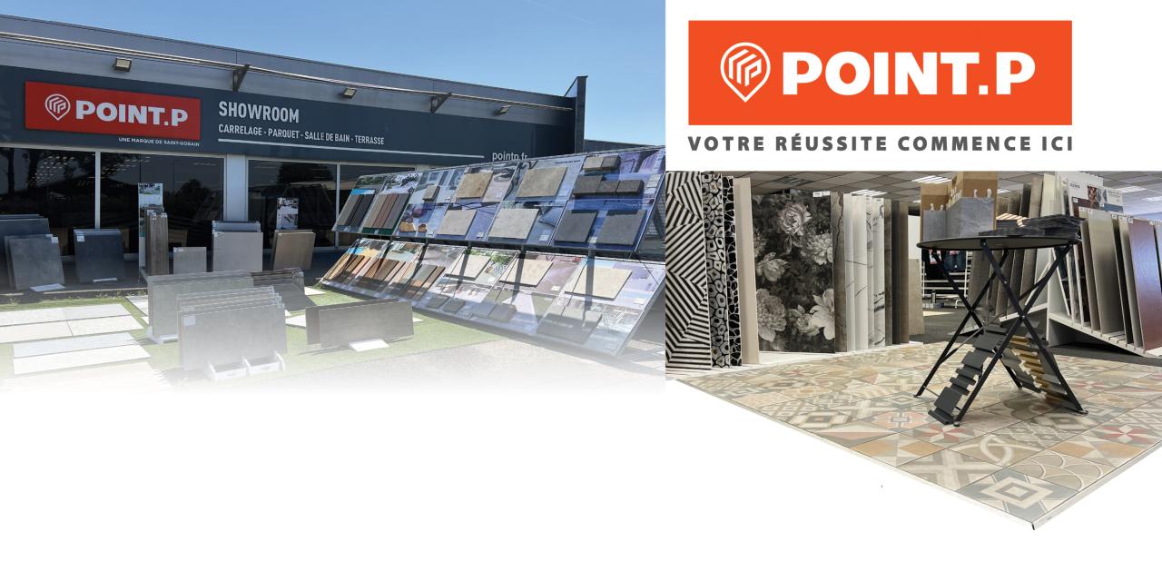 Du gros œuvre à la finition, deux agences POINT.P au cœur de vos projets