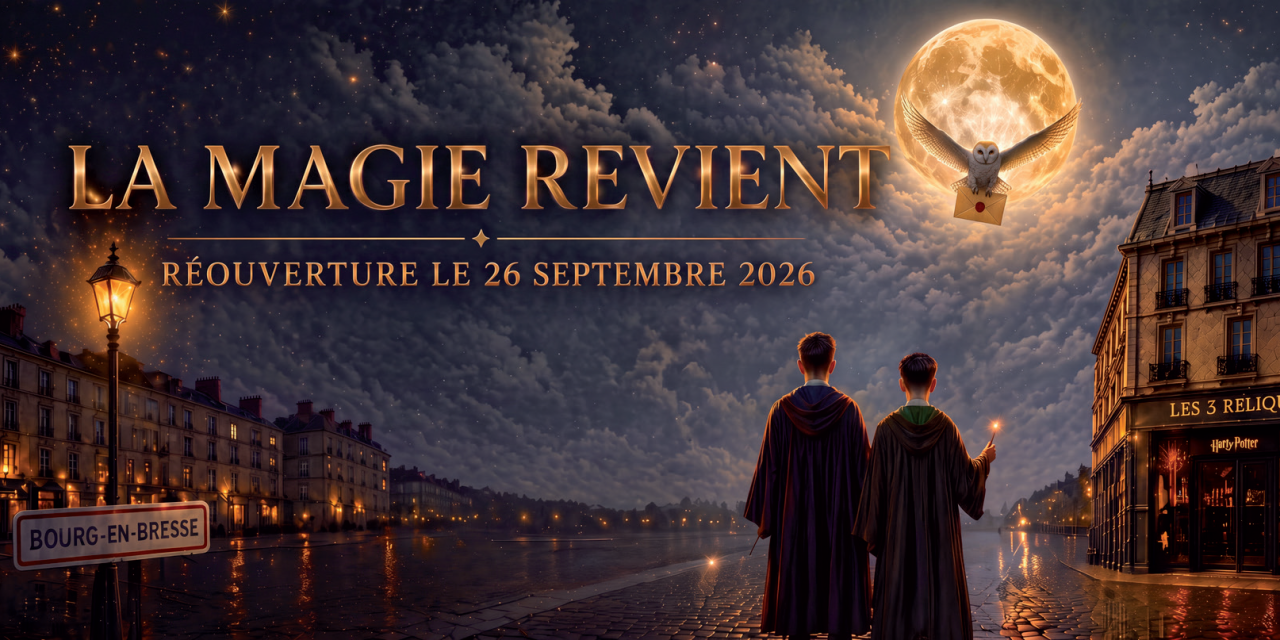 La plus grande boutique Harry Potter réouvre à Bourg !